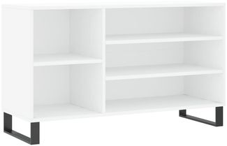 vidaXL Schuhregal Weiß 102x36x60 cm Holzwerkstoff 831420