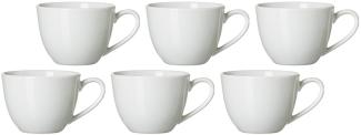 Ritzenhoff & Breker BIANCO Tasse Kaffee 430 ml 6er Set