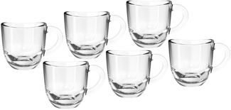 LEONARDO Espressotasse NAPOLI, 6-tlg, Glas, 80 ml, 6-teilig