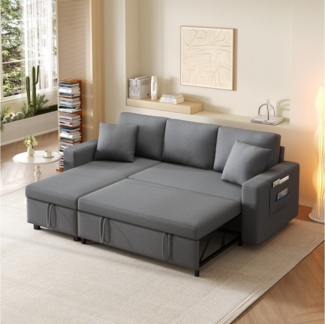 TavilaEcon Wohnlandschaft Hochwertiges multifunktionales Sofa mit hoher Rückenlehne, 1 Teile, wandelbar zum Schlafsofa, mit Stauraum und modernem Design
