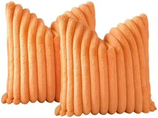 REDOM Kissenbezüge 2er Sofakissenhüllen Set Zierkissenbezüge, (2 Stück), 45x45cm Couchkissenbezug mit Reißverschluss weich hautfreundlich