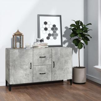 vidaXL Sideboard Betongrau 100 x 36 x 60 cm Holzwerkstoff [812523]
