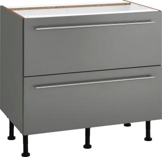 OPTIFIT Unterschrank Bern 90 cm breit, mit 2 großen Auszügen für viel Stauraum