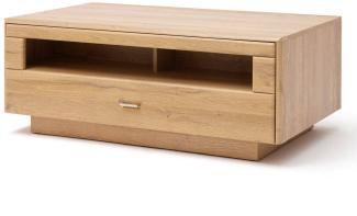 Couchtisch FERROL-05 Wohnzimmertisch in Grandson Oak Nb, mit beidseitiger Ablage - B/H/T: 115/45/70cm