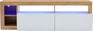 XDeer TV-Schrank TV-Schrank mit LED-Kontrollleuchte Fernseher bis 80 Zoll TV-Tisch TV-Ständer TV-Schranktisch für Schlaf und Wohnzimmer