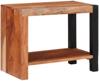 vidaXL Regal Braun 50 x 30 x 40 cm Massivholz Akazie 4104015