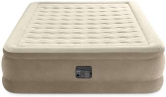 Intex 'DURA-BEAM' UltraPlush Airbed inkl. Pumpe, beige, 152 x 203 x 46 cm