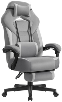 SONGMICS Gaming-Stuhl, Bürostuhl, Computerstuhl, ergonomisches Design, mit Fußstütze