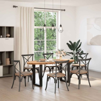 vidaXL Esstisch Hellbraun 180x90x74 cm Massivholz Eiche Oval 3305282