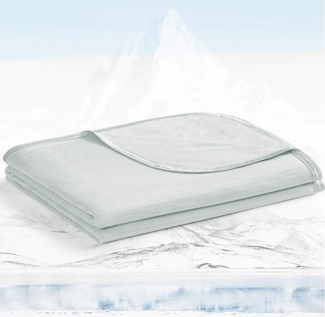Elegear Sommerbettdecke Kühldecke Sommerdecke(Q-MAX > 0,4), Füllung: 75% Nylon und 25% Polyester, Sofadecke/Wohndecke für Sommer Bequem, Leicht