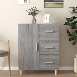 vidaXL Sideboard Grau Sonoma 69,5 x 34 x 90 cm Holzwerkstoff [817352]