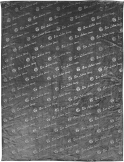 Wohndecke FC Schalke 04 Fleecedecke Allover Anthrazit 150x200 cm 100% Polyester, FC Schalke 04