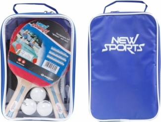 New Sports Tischtennis Set inkl. 2 Schläger, 3 Bälle und Netz