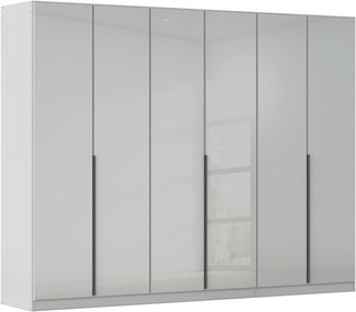 OTTO home Drehtürenschrank Kleiderschrank Kleiderschränke Schrank Garderobe AGORDO mit Glasfront (in zwei Griff-Farben, Breiten 91-405 cm) durchdachte Innenausstattung, in 8 Breiten und 2 Höhen MADE IN GERMANY