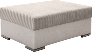 COLLECTION AB Hocker John, Frei im Raum stellbar, wahlweise mit Federkern