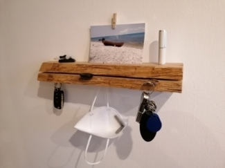 ELI Schlüsselbrett Fritz Eiche - 70 cm - mit Magneten