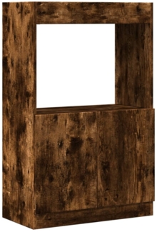 vidaXL Highboard Räuchereiche 63x33x100 cm Holzwerkstoff 855101