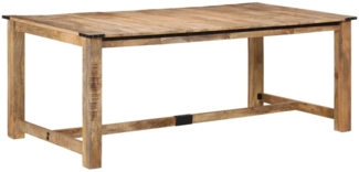 vidaXL Esstisch 200x100x75 cm Massivholz Mango 358950