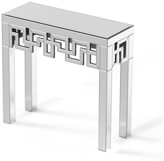 Yorbay Konsolentisch Spiegel-Konsolentisch mit geometrischem Design, Beistelltisch (80×32×76 cm)