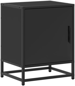 vidaXL Nachttisch Schwarz 40x31x50 cm Holzwerkstoff und Metall 848709