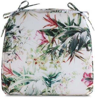 Wasserdichtes Stuhlkissen Outdoor GARTEN 31C 40X38X4 weiß grün