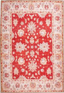 Kurzflorteppich Neyla 100 Rot 150 x 230 cm