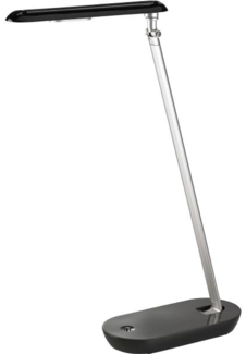 Alco LED-Tischleuchte schwarz/silber