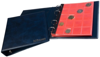 MC. Sammler Sammleretui MC. Sammler Münzalbum für 200 Stück 2 Euro Münzen, blau