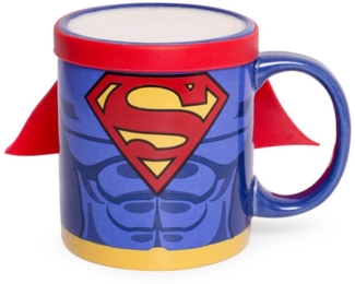 Thumbs Up Tasse "Superman Mug with Cape", Keramik, mit Silikoncape