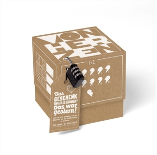 SURPRISA Geschenkbox Geschenke als Rätsel individuelle Geldgeschenke, Personalisierte Geschenkideen / Das Geschenk einfach so - war gestern!