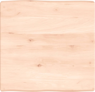 vidaXL Tischplatte 60x60x(2-6) cm Massivholz Unbehandelt Baumkante 363871