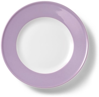 Dibbern Solid Color Flieder Teller flach 21 cm Fahne