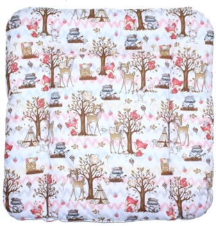 Baby Auflage Wickelauflage - Sternchen auf Blau - 70x50 cm 70x70 cm 70x85 cm Wickeltischauflage (70x50 cm)