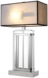 Casa Padrino Luxus Tischleuchte 25 x 38 x H. 67,5 cm - Hotel Restaurant Tischlampe