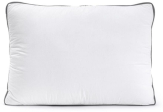 Sitheim-Europe 3-Kammer-Kopfkissen 3-Kammer-3D-Memory-Schaum-Kissen, Füllung: 50% Memory Foam Flakes, 50% Hohlfaser-Polyester, Seitenschläfer, Rückenschläfer, Bauchschläfer, Gut atmungsaktiv, Anti-Allergie