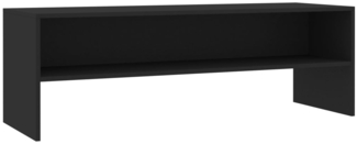 vidaXL TV-Schrank Schwarz 120x40x40 cm Holzwerkstoff 800037