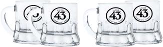 Licor 43 Minibeer Glas 4er Set Shotglas Pinnchen Likör Liquor 43er