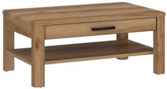 Couchtisch >CORTINA< in Grandson Eiche Dekor - 100x45,6x75 (BxHxT)