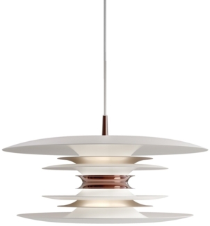 Belid Diablo Pendelleuchte 500mm weiss rosé silber
