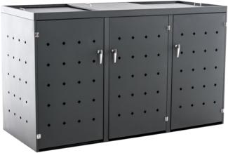 CLP Mülltonnenverkleidung Nelli,anthrazit 198x80x116 cm