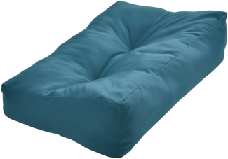 Rückenkissen für Palettenmöbel Comfy 40x60x12 cm Türkis en. casa