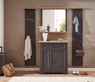 Garderobenset JASMIN GH81 Farbton Graphit 4-teilig
