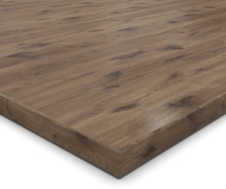 Dekor Spanplatte 19mm Tischplatte Eiche Castell 32360 AN mit ABS Kante Umleimer - Größe 60 x 90 cm - Höhe 1,9 cm - Farbe Eiche Castell