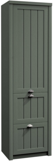 AX LIVING Schubladenschrank Palmano S1D2S – 61cm breit, Stilvoll Grün