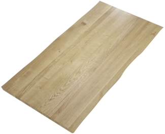 Tischplatte Daniella 180x4x90 Massivholz Wildeiche geölt