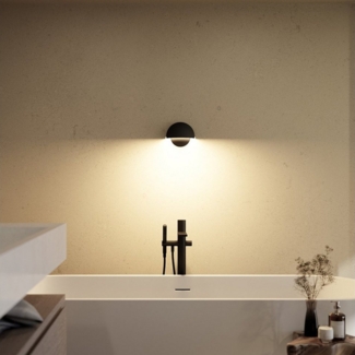 Neona LED Wandleuchte ORION Schwarz, LED fest integriert, Warmweiß