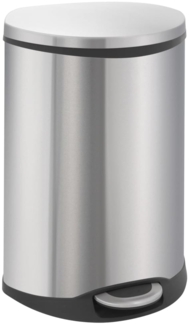 EKO Tretmülleimer Shell 2x22 L Matt Silbern 440039