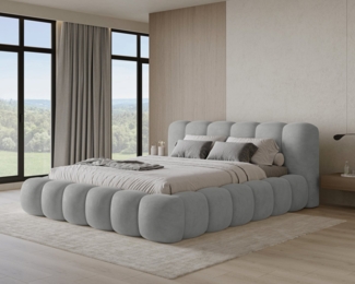 Chilly Möbel Polsterbett Stone Samt Stoff 160x200 cm mit Stauraum Velluto 17