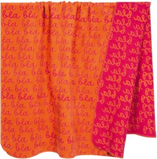 pad Wohndecke, Mischgewebe, 150x200 cm, Lust Bla Bal Bla Orange