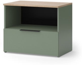 Kommode Wido Grün 60 x 50 cm mit klappe Vicco